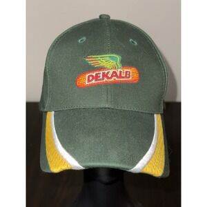 K-Products Dekalb Seed Corn Farmer Mesh Tractor Men's Strap Back Hat Cap